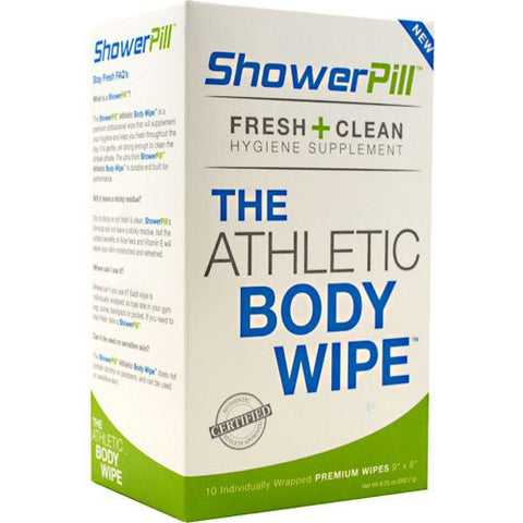 Shower Pill 
Athletic Body Wipes