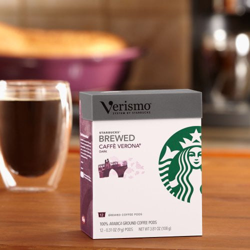 Starbucks® Caffè Verona brewed coffee VerismoTM, 12 Pods