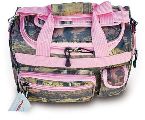 13"  Mossy Oak pink trim bag