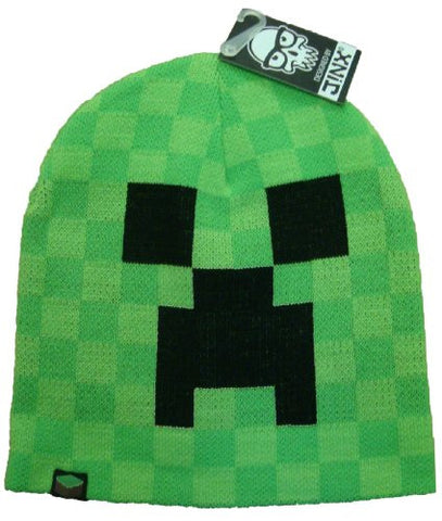 Minecraft Creeper Laplander Beanie Hat Large / XL . Official Product From Mojang