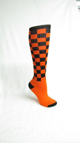 Checkerboard, Black/Orange