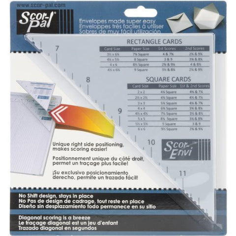 Scor-Envi Diagonal & Envelope Template - For Scor-Pal