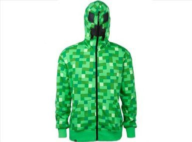 Minecraft Creeper Premium Zip-up Hoodie, Medium