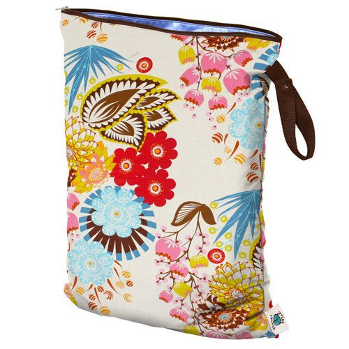 Planet Wise Diaper Wet Bag (Size: Large Color: April Flowers)