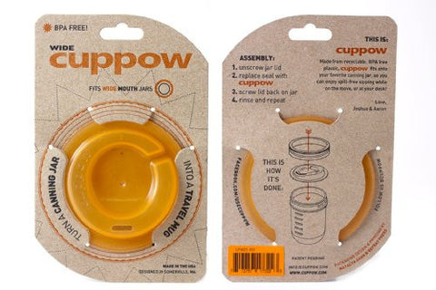 Cuppow - Wide Mouth - Orange