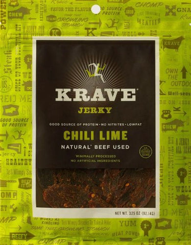 Krave Chili Lime Beef Jerky 3.25oz
