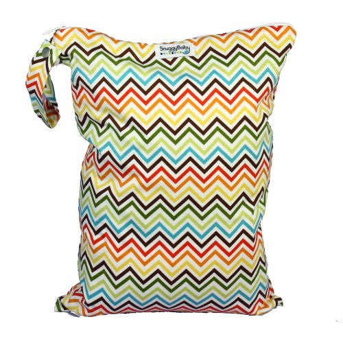 Rainbow Chevron Large Wet Bag