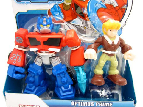 Transformers Rescue Bot - Energize Optimus Prime and Cody Burns