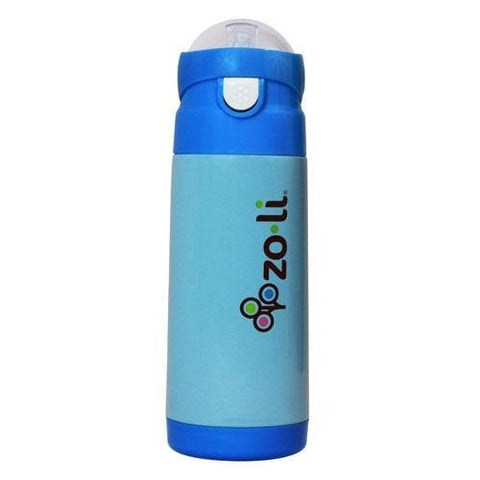 Zoli Dash Vacuum Insulated Water Bottle 12 oz (Color: Blue)