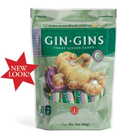 90502 Gin Gins Original Chewy Ginger Candy 3 oz