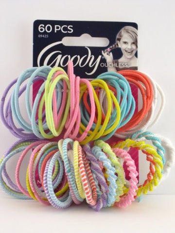 Girls Ouchless Assorted Elastics