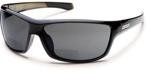 Conductor Black Backpaint with +2.50 Gray Polarized Polycarbonate Lens