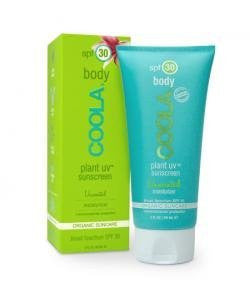 Coola Plant UV Body SPF 30 Sunscreen, Unscented, 3 Ounce