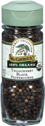 Black Peppercorns Whole Organic 1.87 OZ