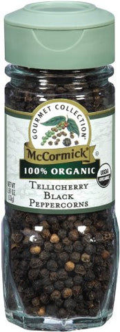 Black Peppercorns Whole Organic 1.87 OZ