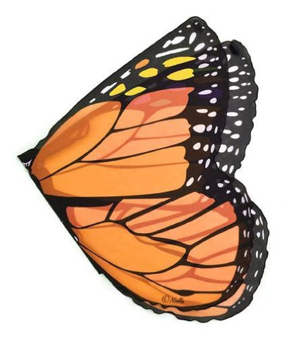 Monarch Wings with Orange Glitter