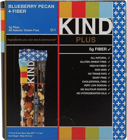 Kind Plus Blueberry Pecan 12pk