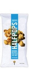 Halfpops Popcorn Natural Butter/Pure Sea Salt 16/2 OZ