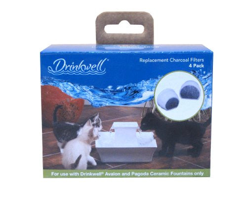 Drinkwell Ceramic Charcoal Filters 4 pack