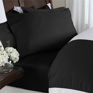 1200 Elegance Linen - King (Black)