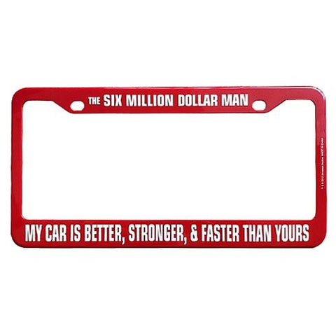 The Six Million Dollar Man License Plate Frame (12.25 Inch)