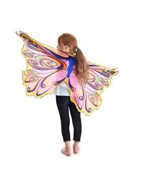 Rainbow Fairy Wings with Glitter