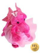Dazzly Pink Ballerina Dragon 8.5" by Douglas Cuddle Toys