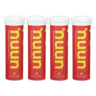 Nuun Active Hydration For Golfers - 4 Tubes (48 Tablets) - Citrus Fruit
