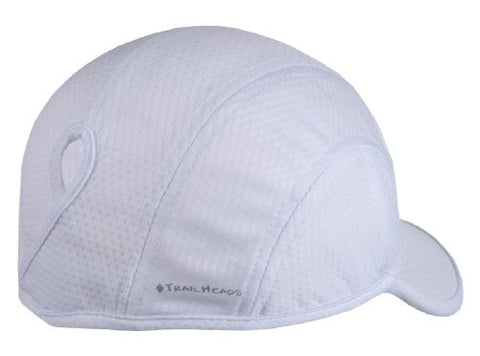 Goodbye Girl Ponytail Running Cap, white/white