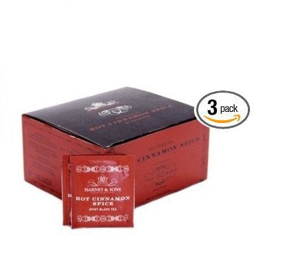 Foil Hot Cinnamon Spice - 50 Tea Bag Box, Pack of 3