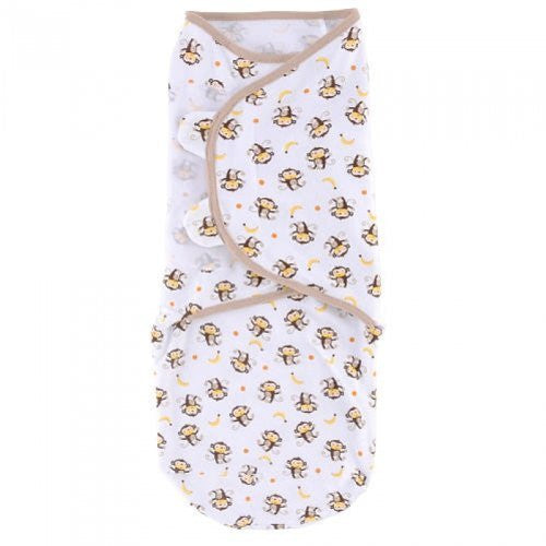 SwaddleMe® Cotton Knit (Small/Medium, Monkey Business)