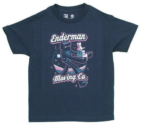 Minecraft Enderman Moving Company Youth Tee, Youth X-Large