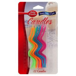 Betty Crocker Candles Neon Crazy Curl 12.0 PC