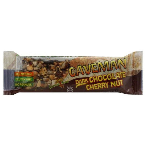 Caveman Dark Chocolate Cherry & Nut Bar 1.4 OZ