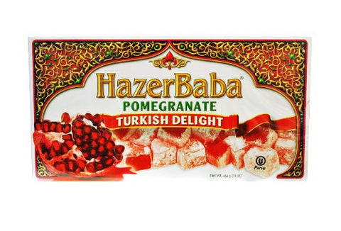 Pomegranate Turkish Delight (Hazer Baba Narlı Lokum) – 1lb
