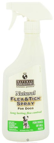 Natural Chemistry Natural Flea & Tick Spray For Dogs 24oz