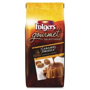 Folgers® Gourmet Selections Caramel Drizzle Ground Coffee 10 oz. Bag