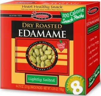 Dry Roasted Edamame, Lightly Salted 6.35 oz (Pack of 12)
