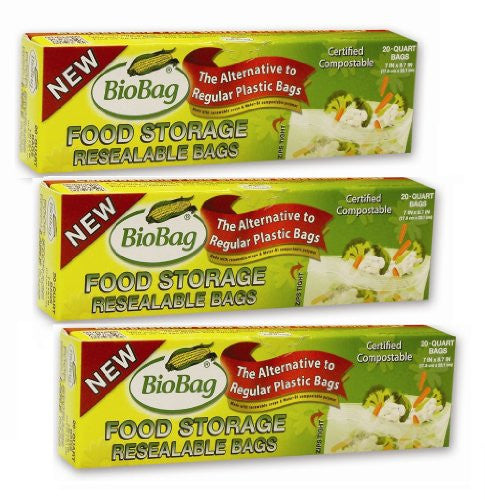 Resealable Food Storage Bags 20 bags per box