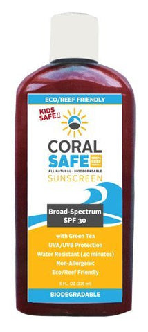 Coral Safe SPF 8 Sunscreen Lotion 8-oz.