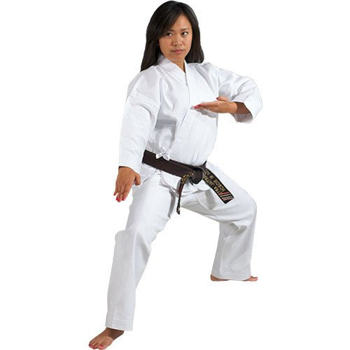 Medium Weight 100% Cotton Traditional Uniform, Size 000, 45lbs 3' 5", White