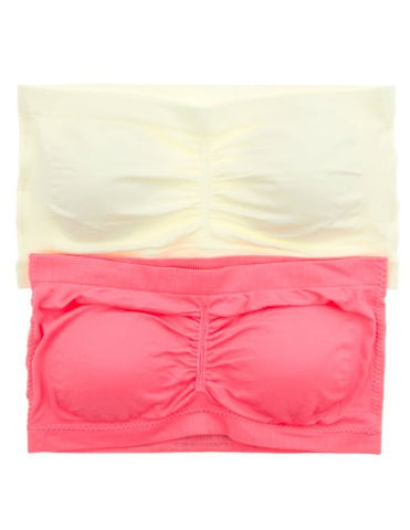 Anenome Women's Strapless Seamless Bandeau Padding (2 or 4 pack)