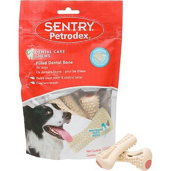 SENTRY Petrodex VS Filled Dental Paste Bone Sm Dog 12ct