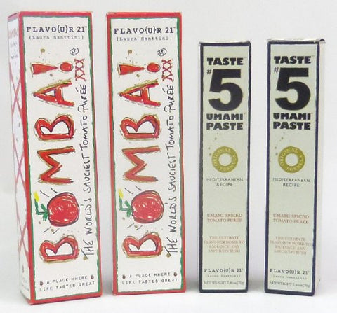 Taste #5 Umami Paste (2 Pack) and Bomba! XXX Combo (2 Pack)