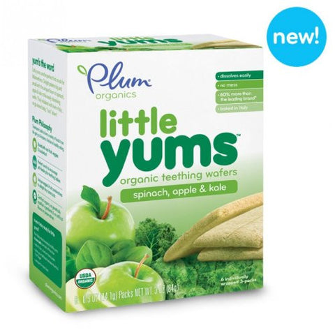 Little Yums, Organic, Spinach Apple Kale, 6pk 3 Oz