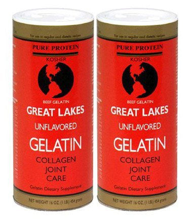 Great Lakes Unflavored Gelatin, Kosher, 16-Ounce Can (Single) (Size: 2 lbs)