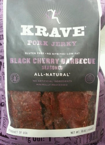 Krave Black Cherry BBQ Pork Jerky - 16 Oz.