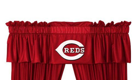 VALANCE Cincinnati Reds - Color Bright Red - Size 88x14