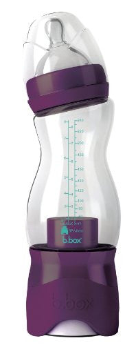 the essential baby bottle + dispenser, Plum Punch