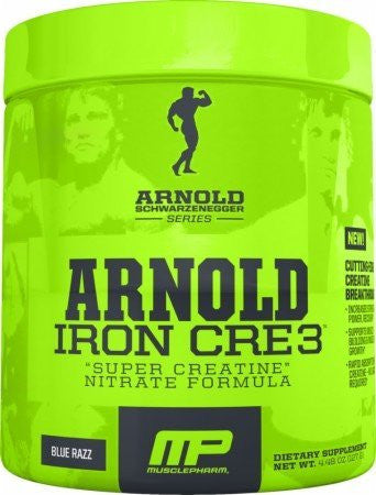 Arnold By Musclepharm Iron Cre3 Blue Razz